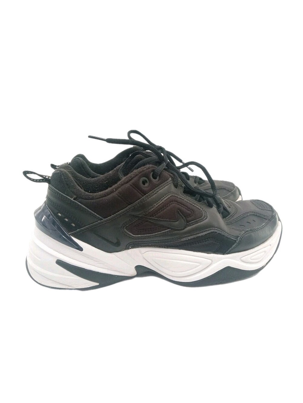 Nike Tekno Running Shoes Women's 8.5 Black Obsidian Low Top Athletic Sneakers